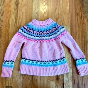 Crewcuts Fair Isle sweater. Size 4-5.